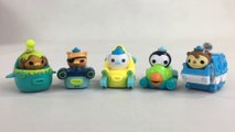 5 OCTONAUTS GUP SPEEDERS Kwazii Captain Barnacles vehicles || Keith's Toy Box