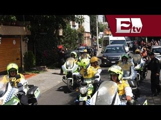 Escoltan restos de García Márquez rumbo a Bellas Artes / Joanna Vegabiestro