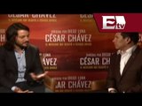 Diego Luna habla de 'César Chávez' (ENTREVISTA) / Función con Joanna Vegabiestro