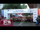 Papás capitalinos gozan la Media Maratón del Día del Padre/ Rigoberto Plascencia