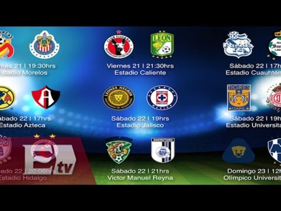 Lo que nos espera este fin de semana en la jornada 3 de la liga  MX