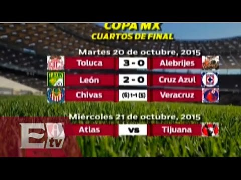 Chivas, León y Toluca a las semifinales de la Copa MX/ Rigoberto Plascencia