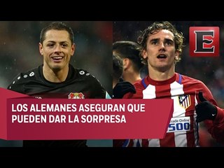 Leverkusen listo para enfrentar al Atlético de Madrid en la Champions