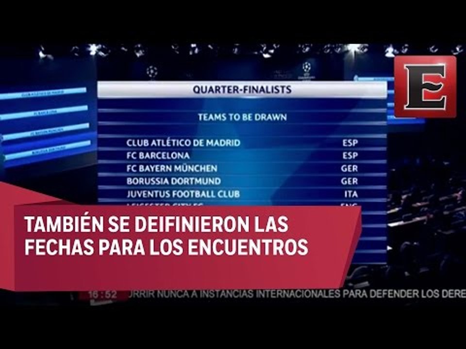 Resultados del sorteo de la Europa y Champions League