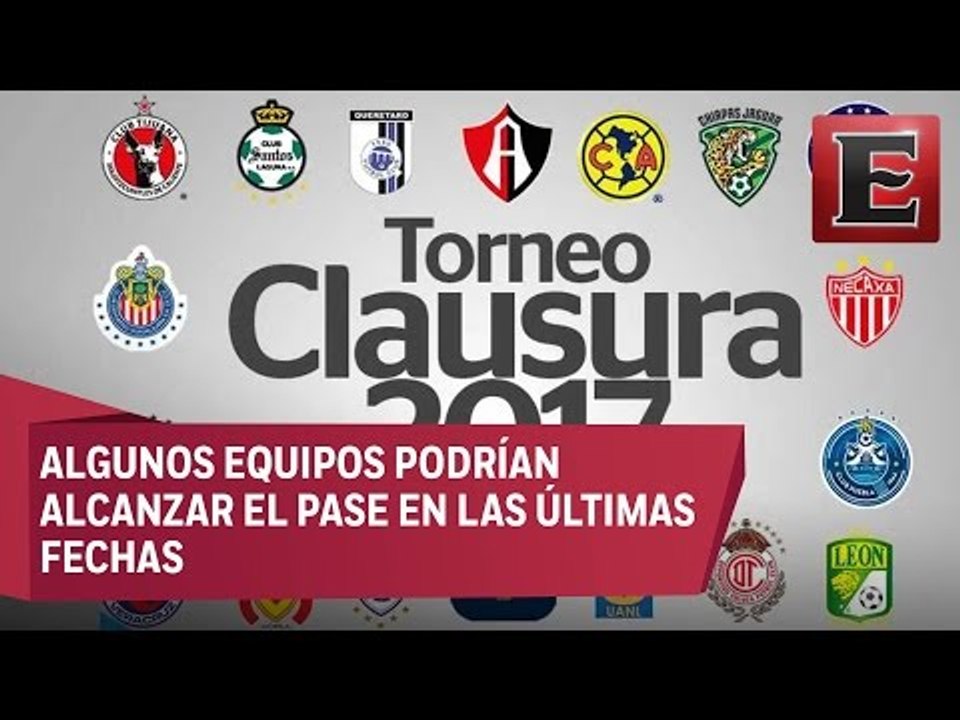 ¿Qué equipos pasarán a la liguilla del Clausura 2017?