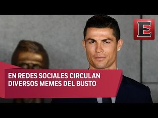 Fuertes burlas para el busto de Cristiano Ronaldo