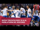 Puebla se salva del descenso con victoria ante Cruz Azul