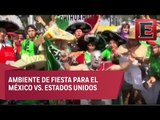 El ambiente en el Estadio Azteca para el México vs Estados Unidos