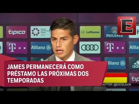 Bayern Munich presenta oficialmente a James Rodríguez