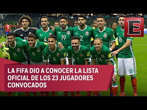 FIFA publica lista oficial de convocados al TRI para la Copa Confederaciones