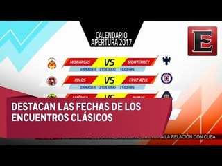 Así se jugará el Torneo Apertura 2017 de la Liga MX