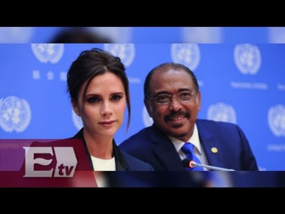 Victoria Beckham se convierte en embajadora de la ONU contra el sida