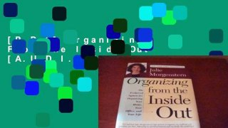 [P.D.F] Organizing From the Inside Out [A.U.D.I.O.B.O.O.K]