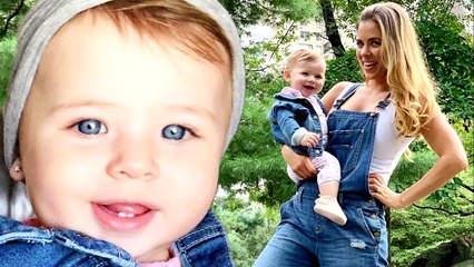 Ximena Duque, su esposo Jay y su hija Luna disfrutan el viaje a Nueva York