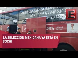 Selección Mexicana llega a Sochi para semifinal ante Alemania