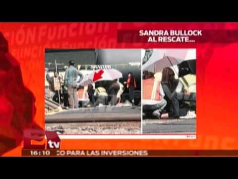 Sandra Bullock al rescate / Sandra Bullock rescata a una persona