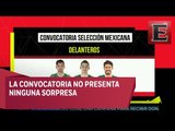 Dan a conocer lista de convocados para la Selección Méxicana