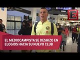 Llega a la CDMX el colombiano Mateus Uribe, nuevo jugador del América