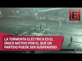 Suspenden partido de americano por tormenta eléctrica en CDMX