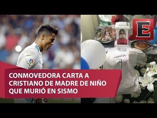 La carta de una madre a Cristiano Ronaldo tras perder a su hijo en sismo