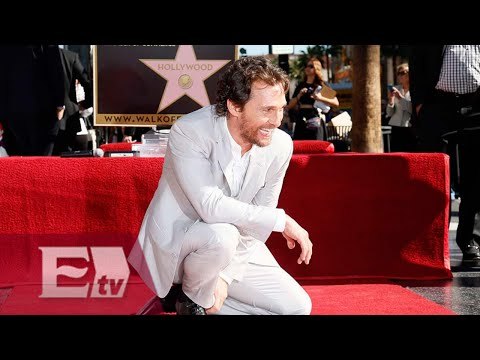 Matthew McConaughey devela su estrella en el Paseo de la Fama / Joanna Vegabiestro