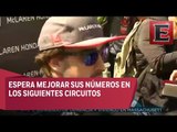 Fernando Alonso enfrenta dificultades en el Gran Premio de México