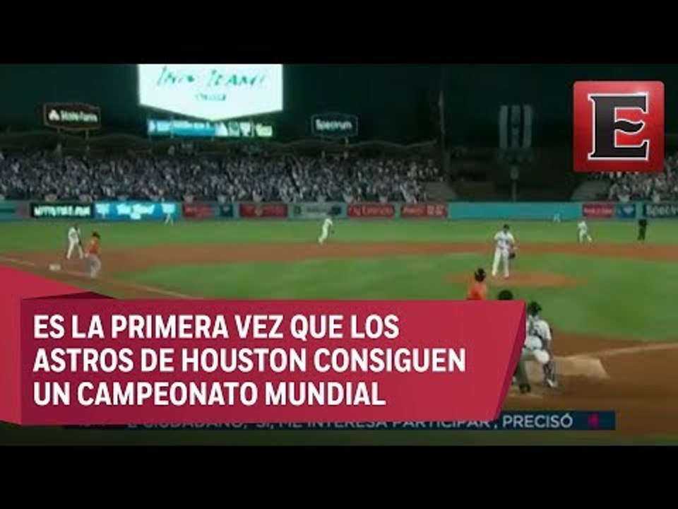 Los Astros se coronan campeones de la serie mundial