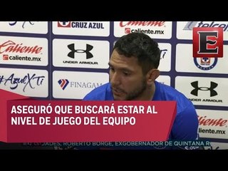 Walter Montoya se compromete a dar el 100% con Cruz Azul