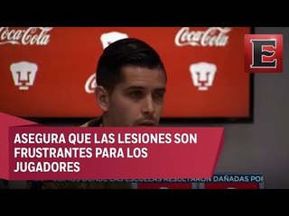 Pumas culpa a las lesiones por el mal rendimiento del equpo