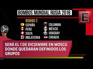 Listos los bombos para el sorteo del Mundial Rusia 2018