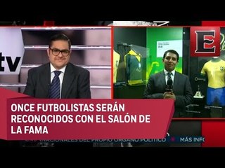 Presentan colección de playeras en el Museo Interactivo de Futbol en Pachuca