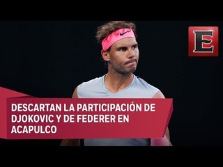 Confirman presencia de Nadal en Abierto Mexicano de Tenis
