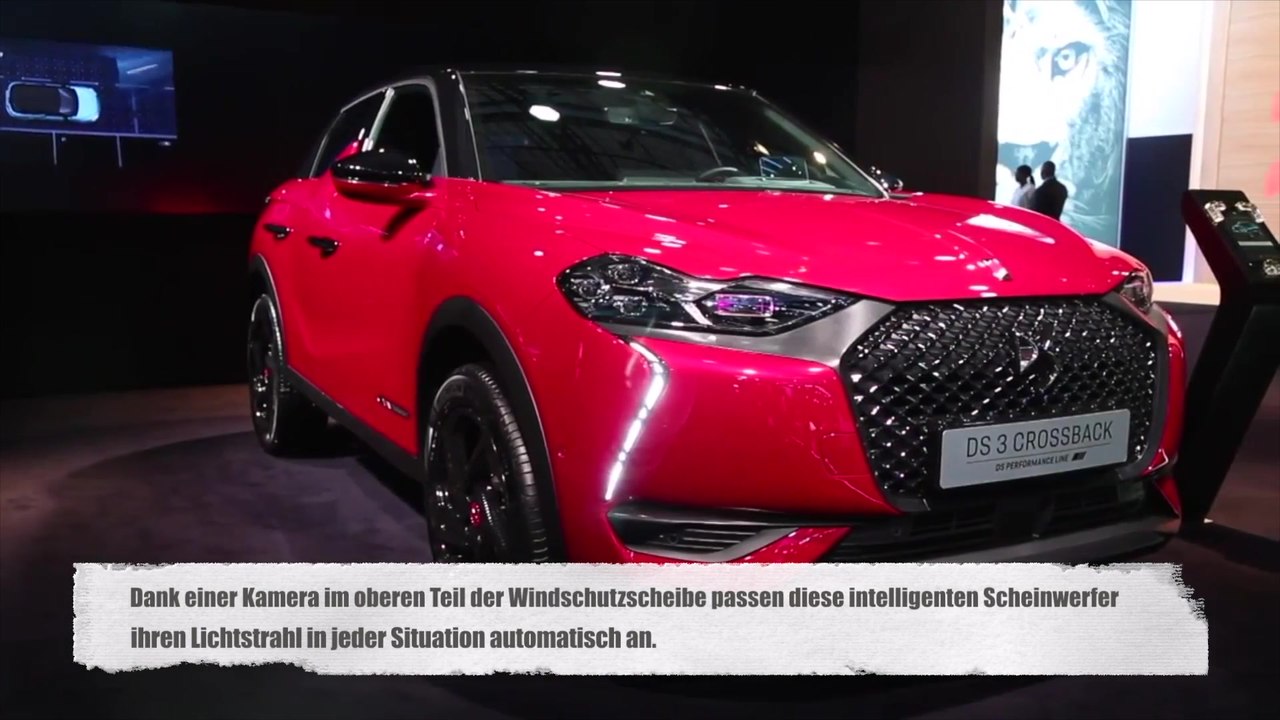 DS3 Crossback Überblick auf dem Mondial de l’Automobile Paris 2018