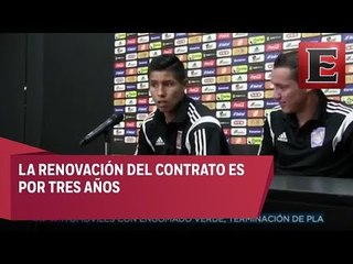 Hugo Ayala renueva contrato con Tigres