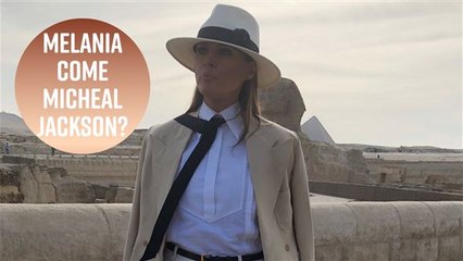 Il completo di Melania Trump tiene twitter occupato