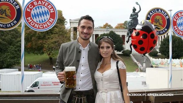 So feierten die Stars des FC Bayern auf dem Oktoberfest
