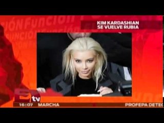 Kim Kardashian se vuelve rubia / Joanna Vegabiestro