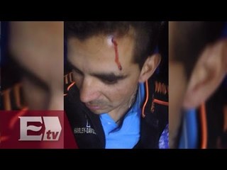 Julio Preciado es apedreado tras presentación / Joanna Vegabiestro