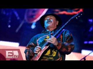 El guitarrista Carlos Santana en el Ángel de la Independencia / Función