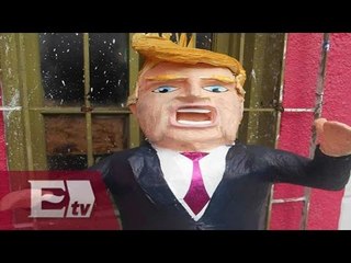 Artista mexicano presenta la piñata de Donald Trump / Joanna Vegabiestro