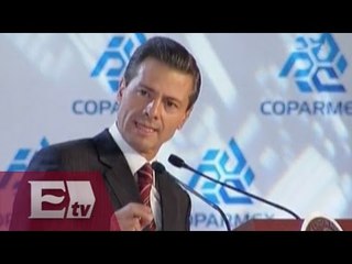 EPN en la toma de protesta de Gustavo Hoyos presidente de Coparmex / Rodrigo Pacheco