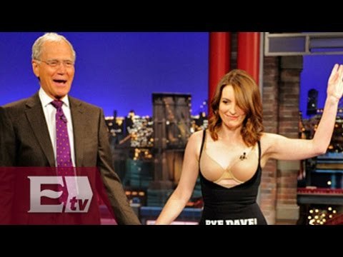 Con 'striptease' Tina Fey despide a David Letterman / Joanna Vegabiestro