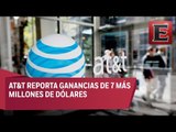 Crecen ganancias semestrales de AT&T