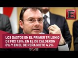 Videgaray asegura que en el presupuesto abra orden en los gastos