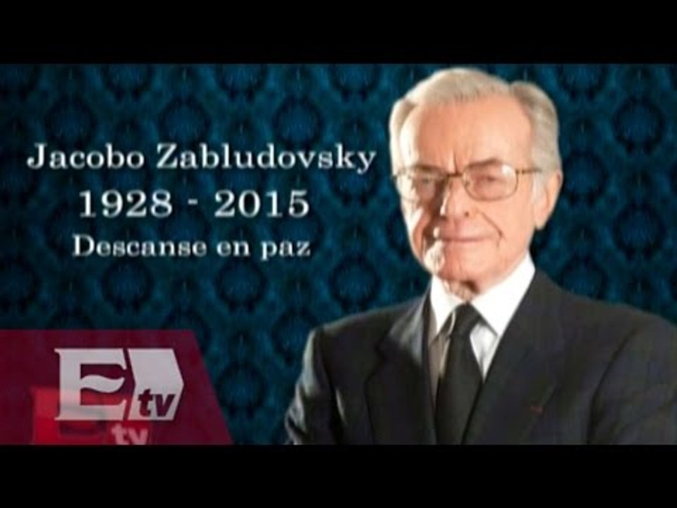 Muere el periodista Jacobo Zabludovsky a los 87 años