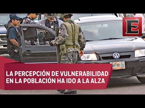 Los mexicanos sienten inseguras sus ciudades, revela INEGI