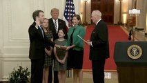 Justice Kavanaugh And Family At White House Swearing In Ceremony