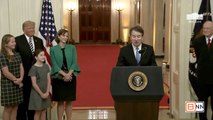 Justice Kavanaugh Gets A Standing Ovation After White House Swearing In Speech