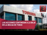 Acciones de Toshiba se desploman por tercer día consecutivo