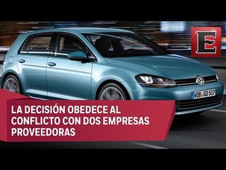Volkswagen suspende la producción de su modelo Golf